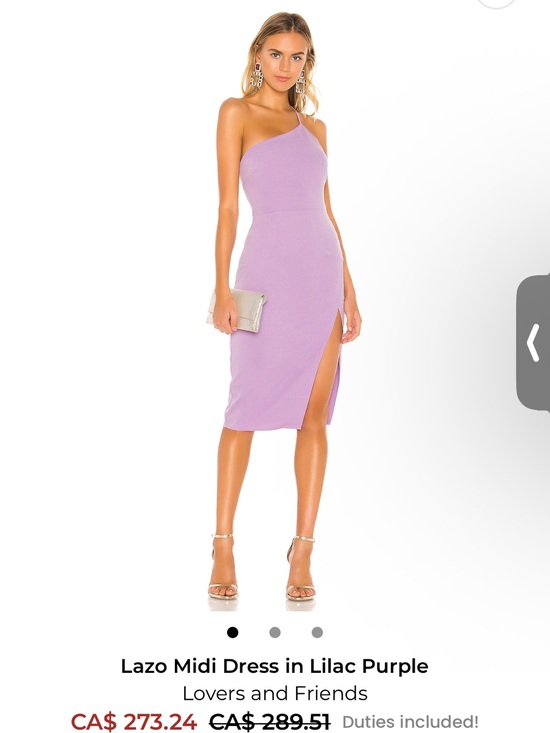 Lovers + Friends Dresses & Skirts - Lovers + Friends One-Shoulder Midi Dress in Yellow